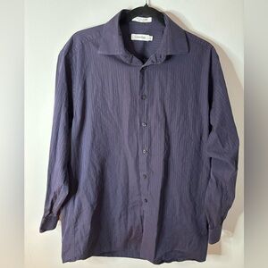 Calvin Klein Navy Button Down Shirt